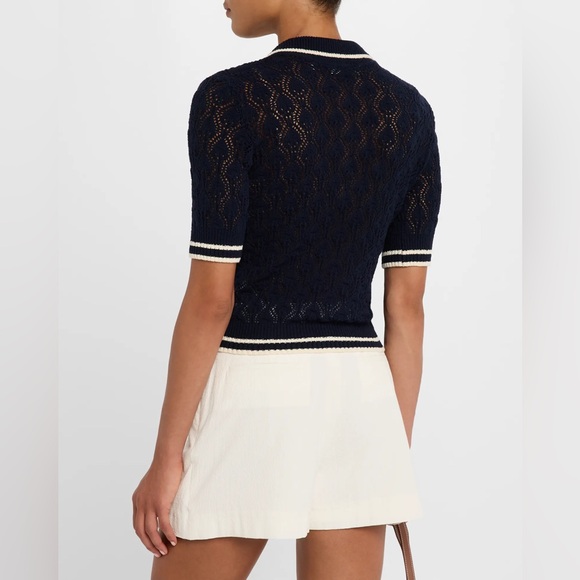 Frame Denim Navy Knit Top - Picture 4 of 10